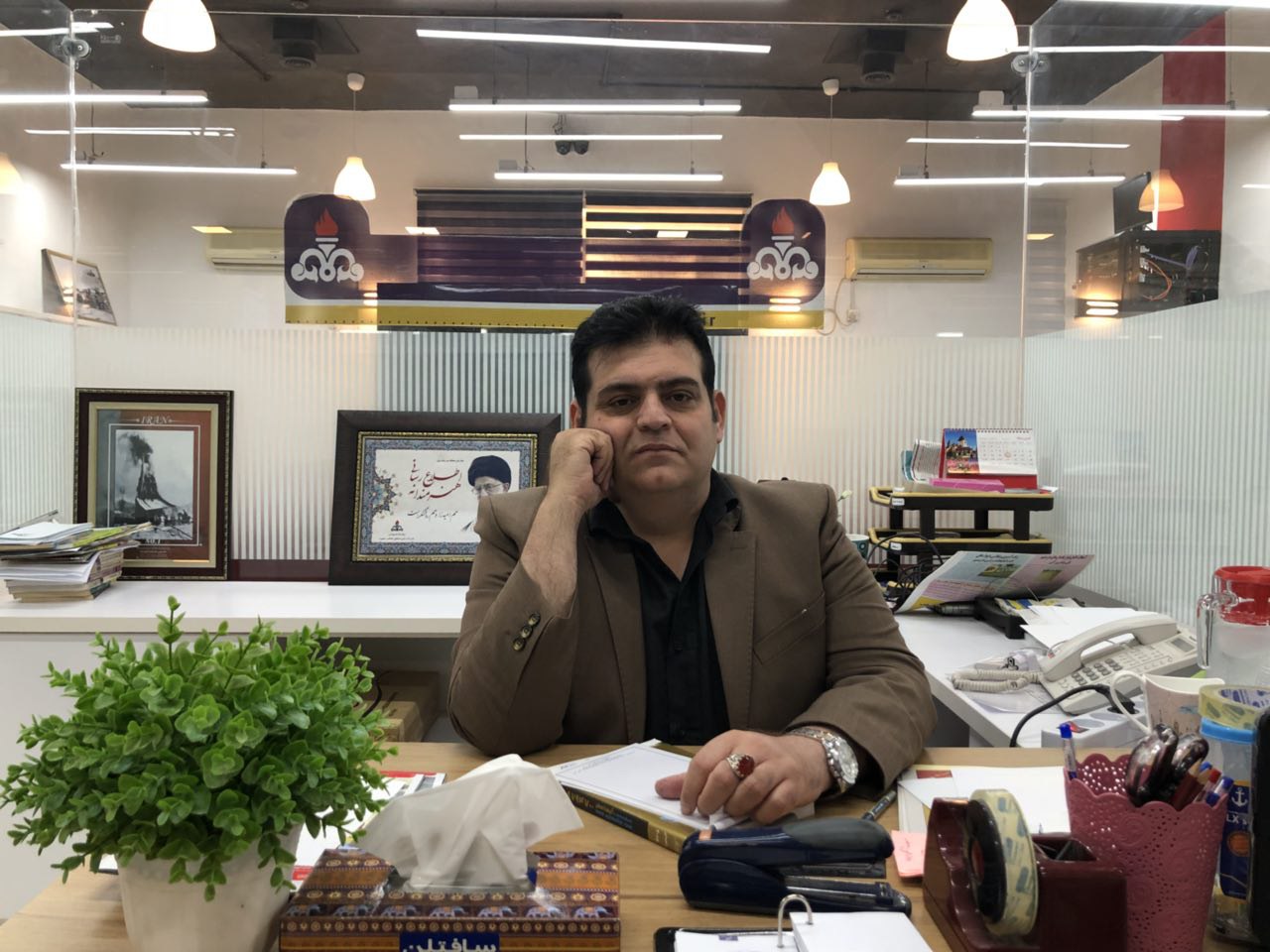 تبریک مهندس بابک طهماسبی بمناسبت قهرمانی نفت مسجدسلیمان
