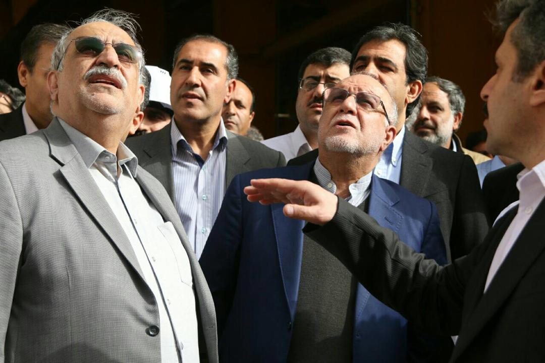 بازدید وزیر نفت، مدیر عامل شرکت ملی نفت ایران از فازهای ۱۳، ۲۲-۲۴ پارس جنوبی