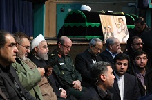 مراسم وداع با آیت الله رفسنجانی صبح امروز +تصاویر