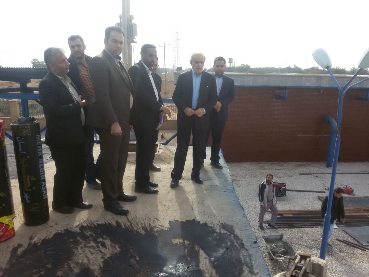 بازدید مدیر عامل شرکت آبفار خوزستان از دو پروژه شاخص شهرستان کارون