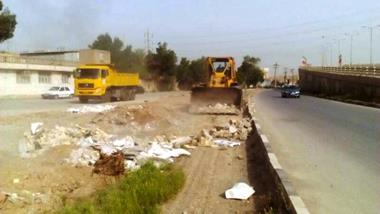 اقدامات واحد امور نواحی شهرداری منطقه چهار در هفته جاری